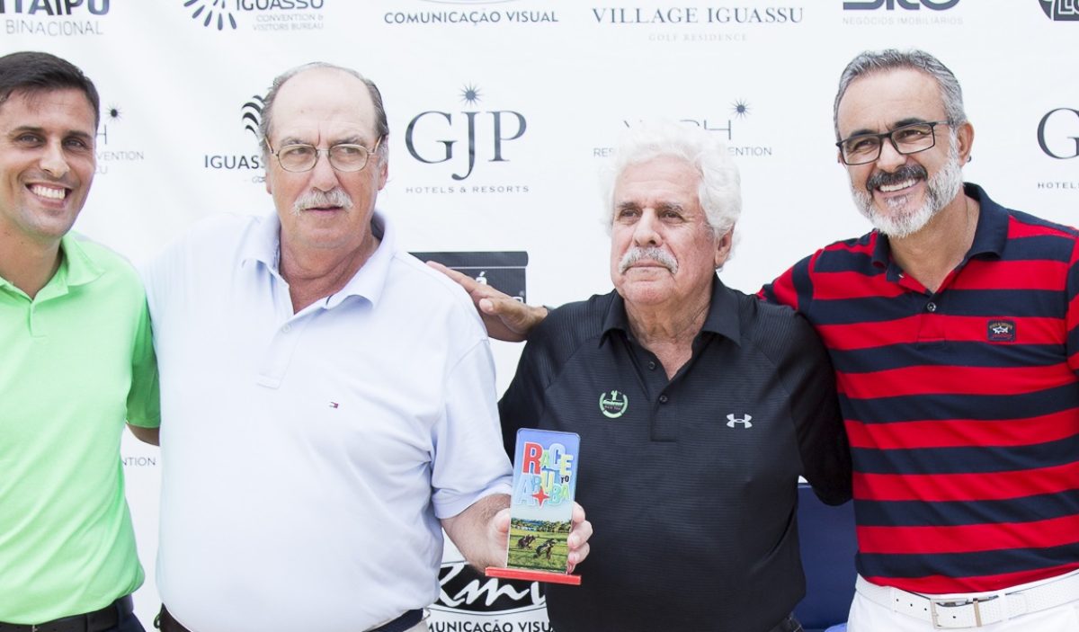 Miguel Palhota, Jorge Cianci (Vencedor da viagem a Aruba), Paulo Pimentel e Abilio Torres